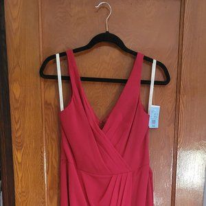 David's Bridal Apple Red